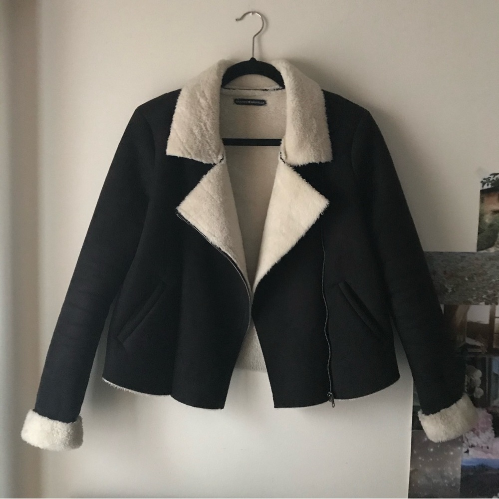 BRANDY MELVILLE DOUBLE FACED JACKET COAT